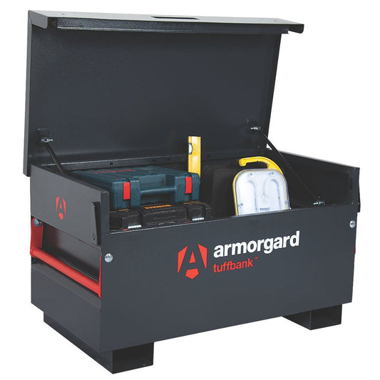 Armorgard TB2 TuffBank Site Box 1150mm x 615mm x 640mm Heavy Duty Storage for Tools & Equipment