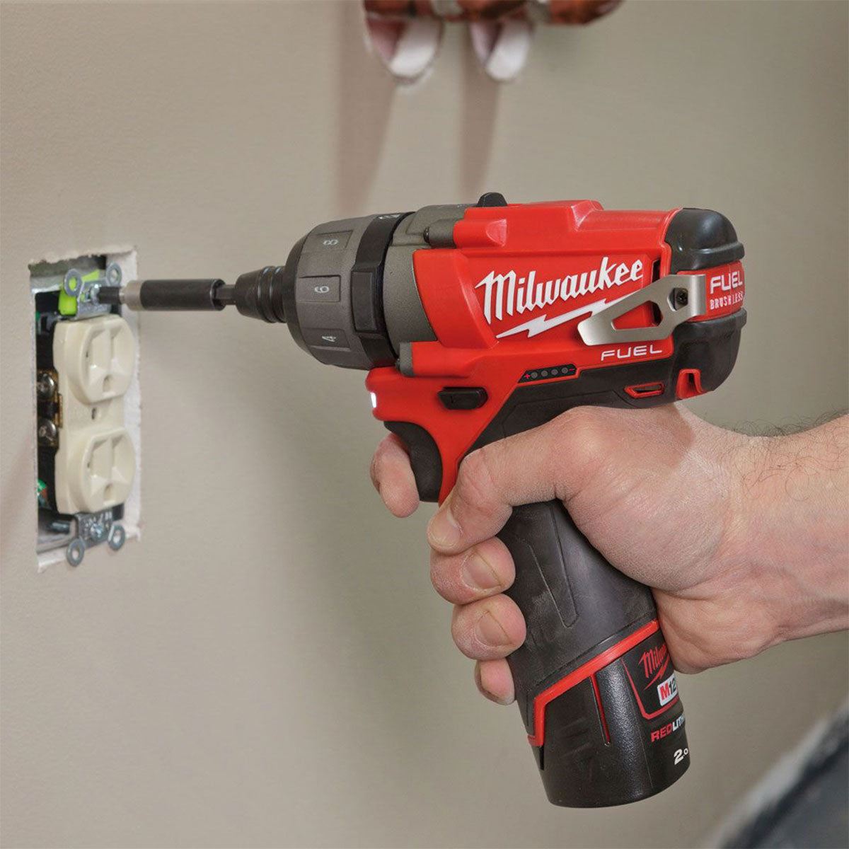 Milwaukee M12CD-0C 12V Fuel Brushless Compact Driver with 1 x 6.0Ah Battery & Charger
