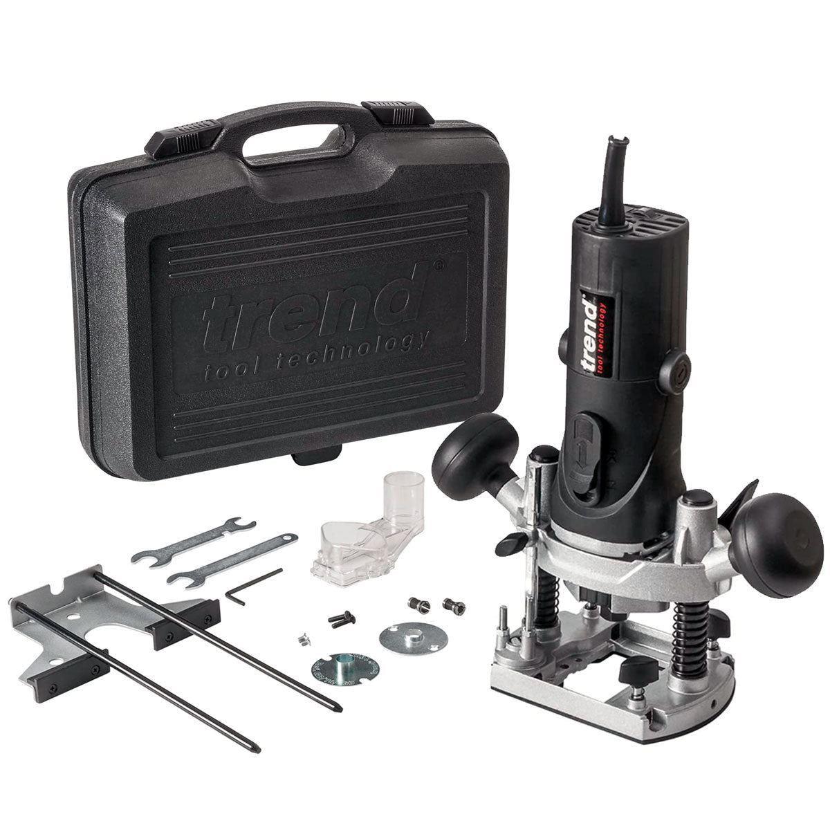 Trend T4ELK Variable Speed Router 115V in Kitbox with 1/4