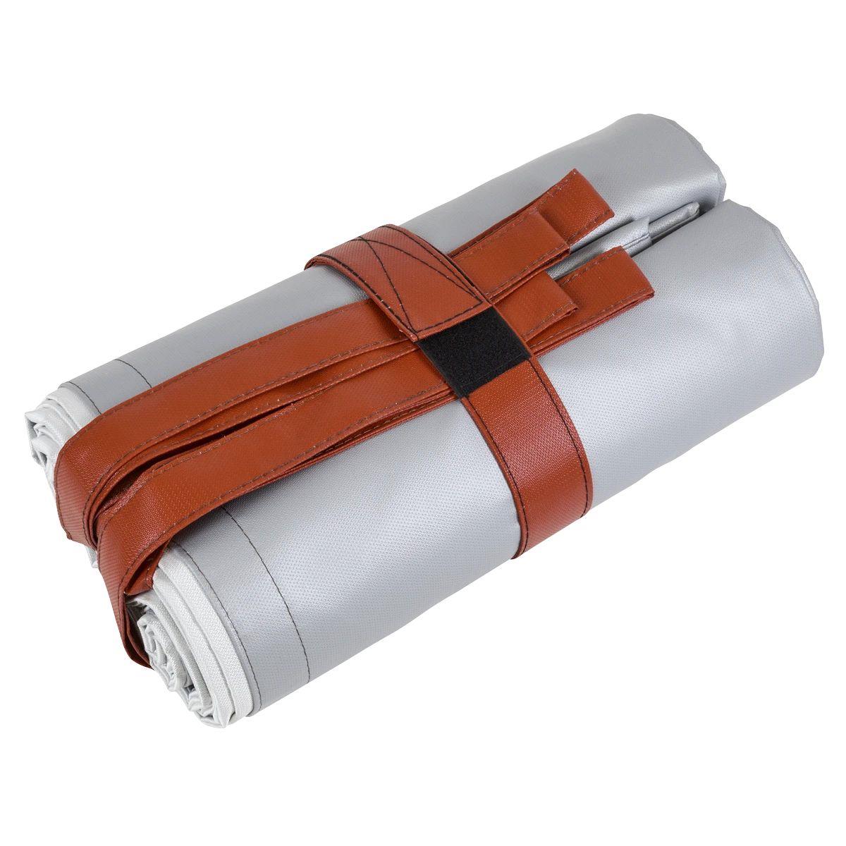 Sealey EV500S Silicone-Coated Lithium Battery Fire Safety Blanket 3 x 4m
