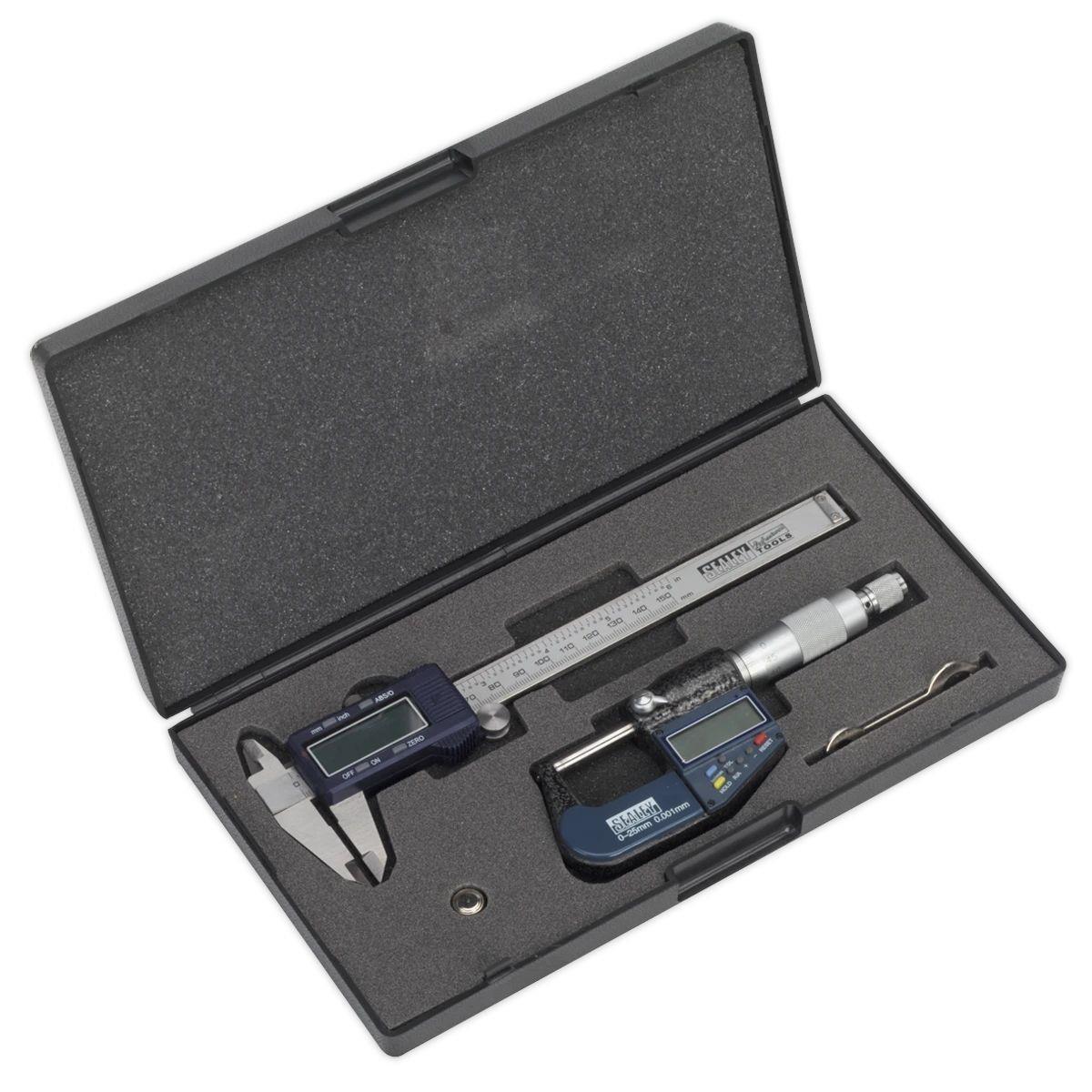 Sealey AK9637D Digital Measuring 2pc Set