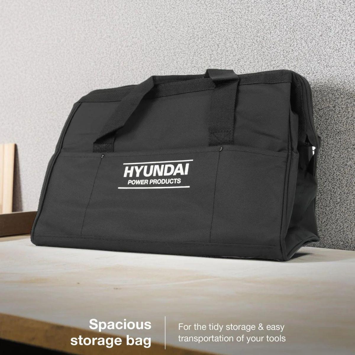 Hyundai S01-T2B 20V Cordless 65Nm Hammer Drill and 230Nm Impact Driver Brushless Kit With 2 x 2.0Ah Li-ion Batteries and 2A Charger