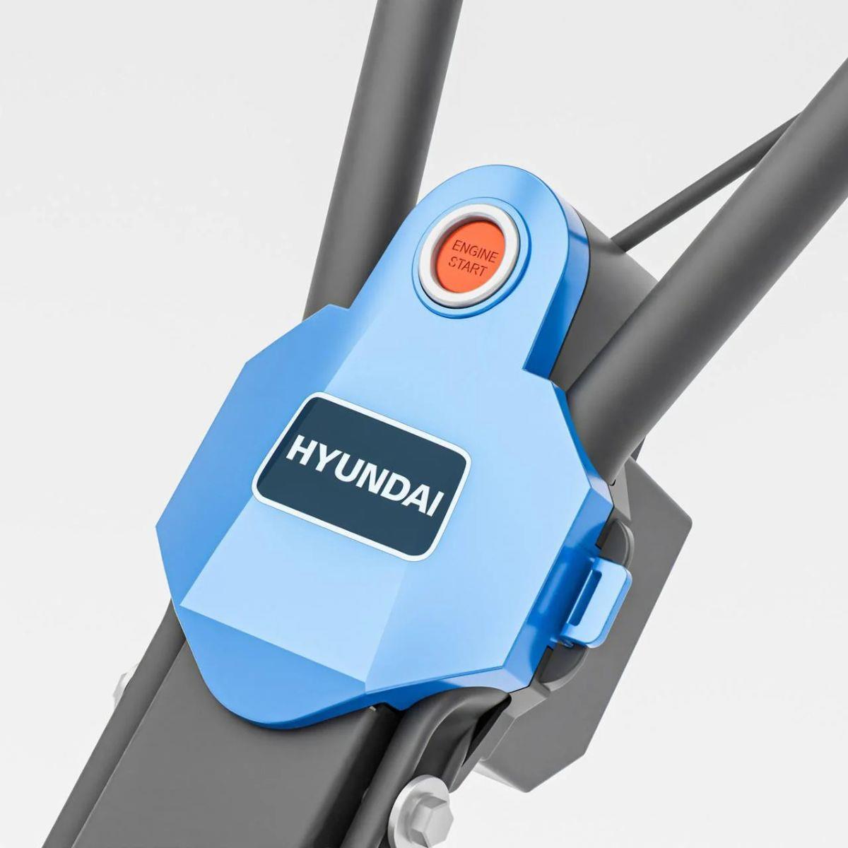 Hyundai HYT175EX 60cm Electric Start Petrol Tiller 173cc & 4 Blade Sets