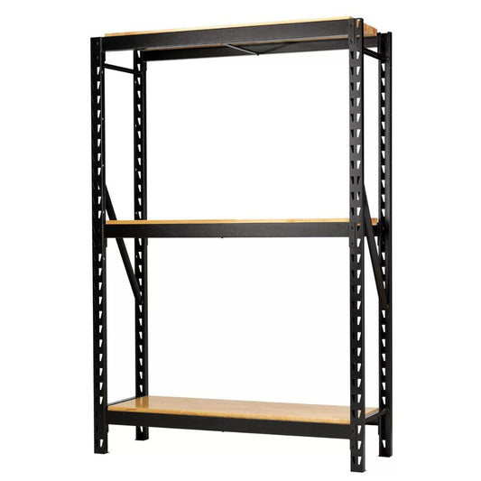 Draper MS400-54-14PC W Bunker Modular 3 Tier Racking with Hardwood Shelving 1500mm 27793