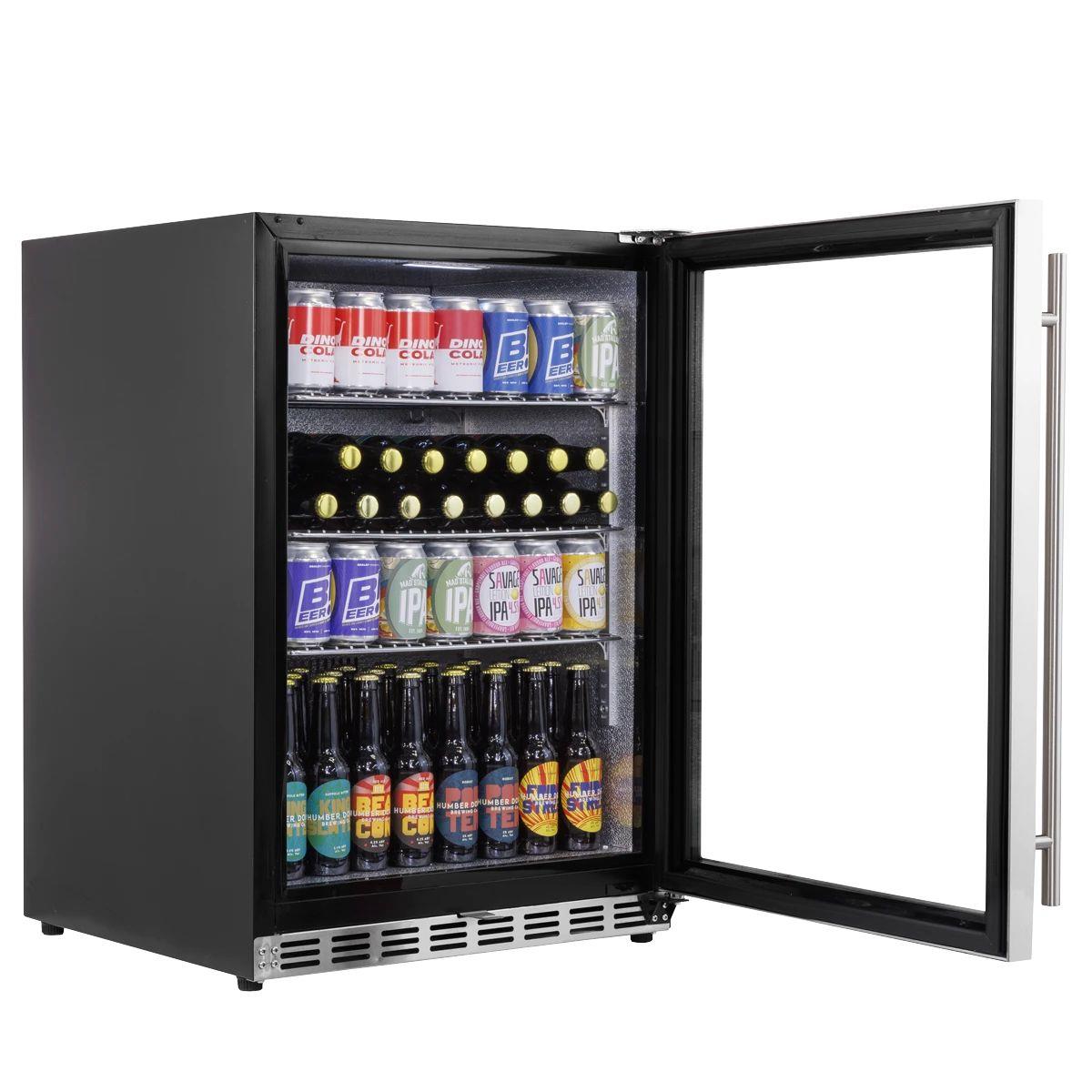Sealey DH439 Baridi Outdoor Drinks/Beverage/Bar Fridge with Triple Glazed Door & Security Lock 150L
