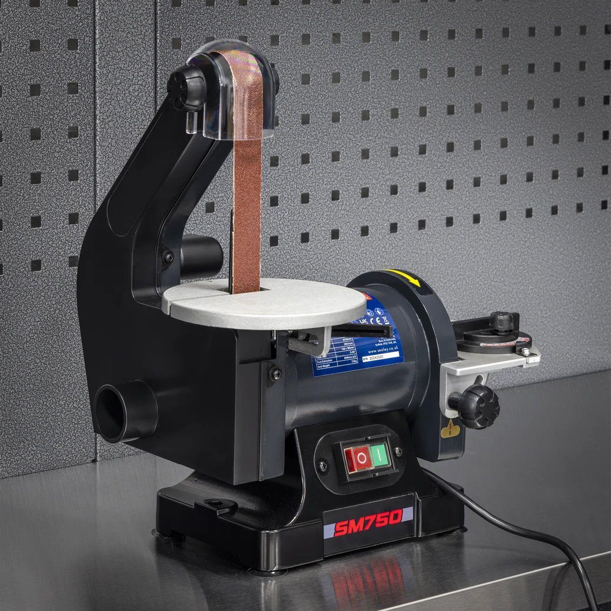 Sealey SM750 Belt/Disc Sander 25 x 762mm/125mm 230V/250W