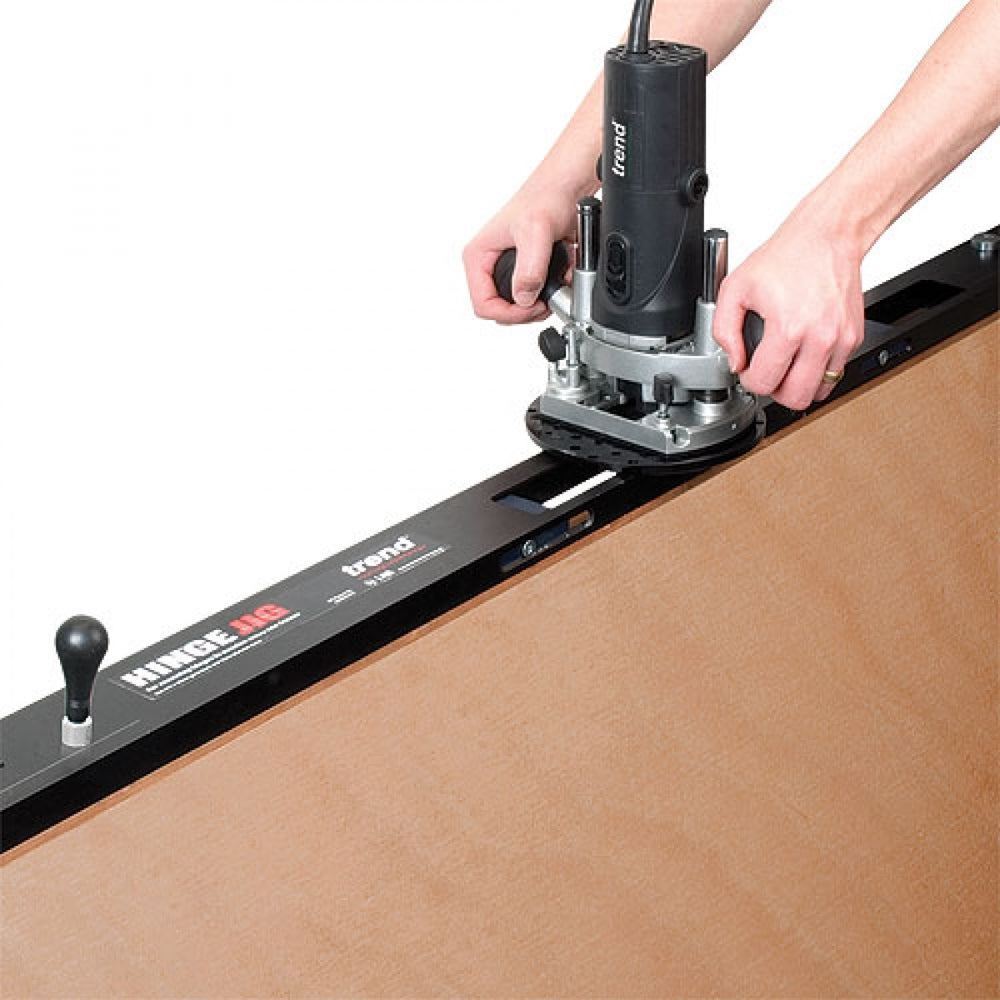 Trend Hinge Jig 2 Piece With Accessories H/JIG/A Item Condition Used