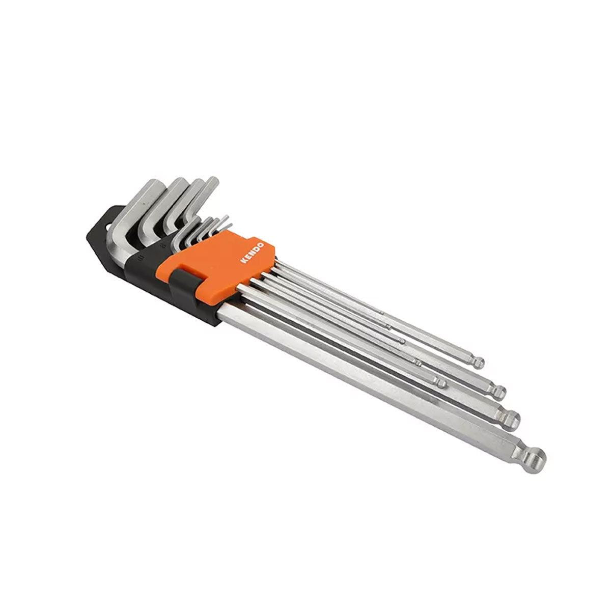 Kendo Arm Ball End Hex Key Set 9 Pieces