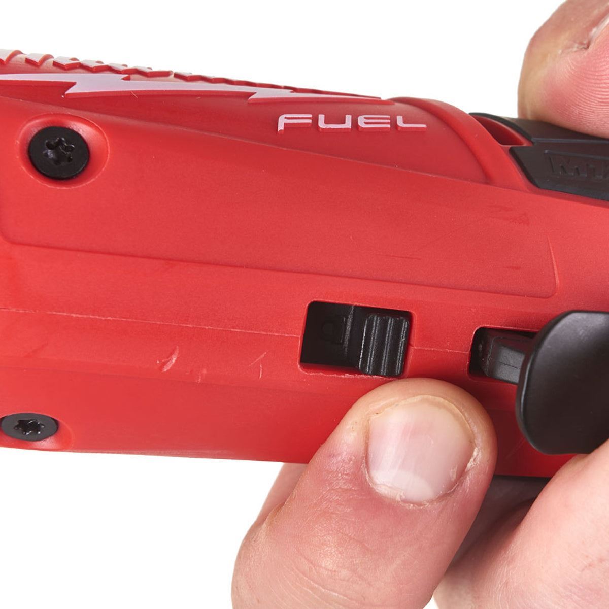 Milwaukee M12FIR38LR-0 12V FUEL Brushless Long Reach 3/8in Ratchet with 2 x 2.0Ah Batteries & Charger