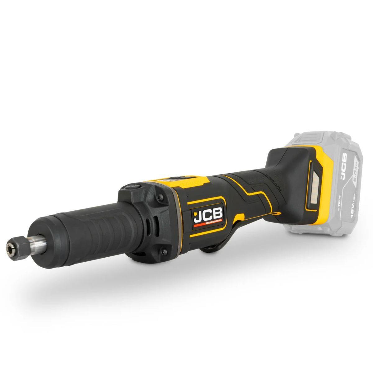JCB-18PFAG-125 18V Brushless Flat Head Angle Grinder 125mm with Paddle Switch Body Only