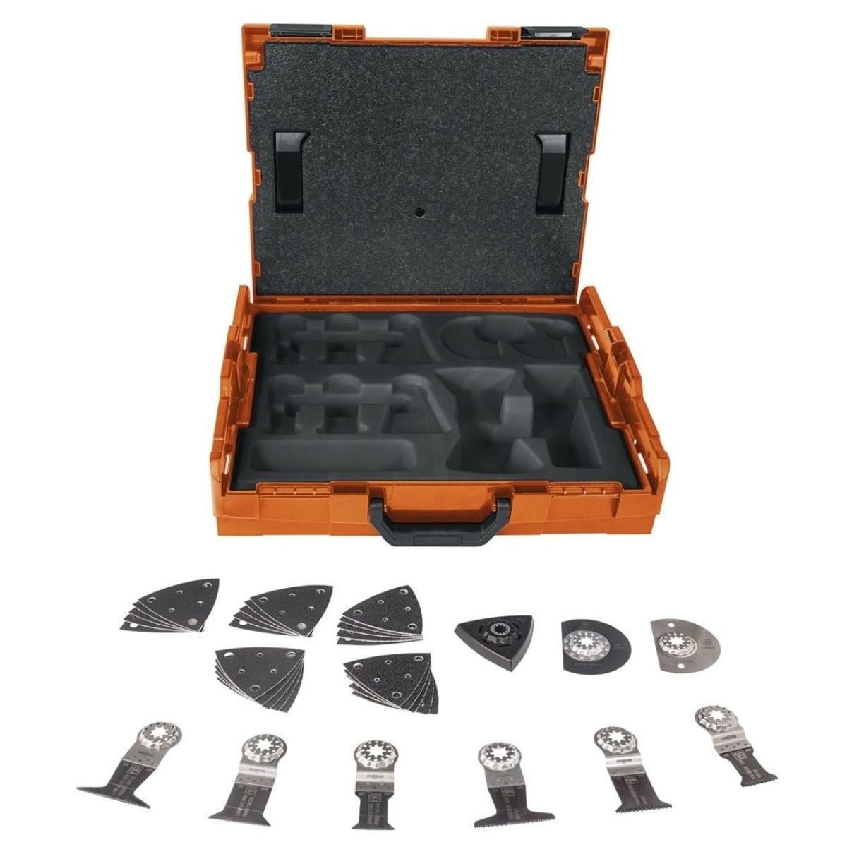 Fein 34 Piece Starlock Multi-Tool Accessory Set In L-Boxx 102 Carry Case 33903750010