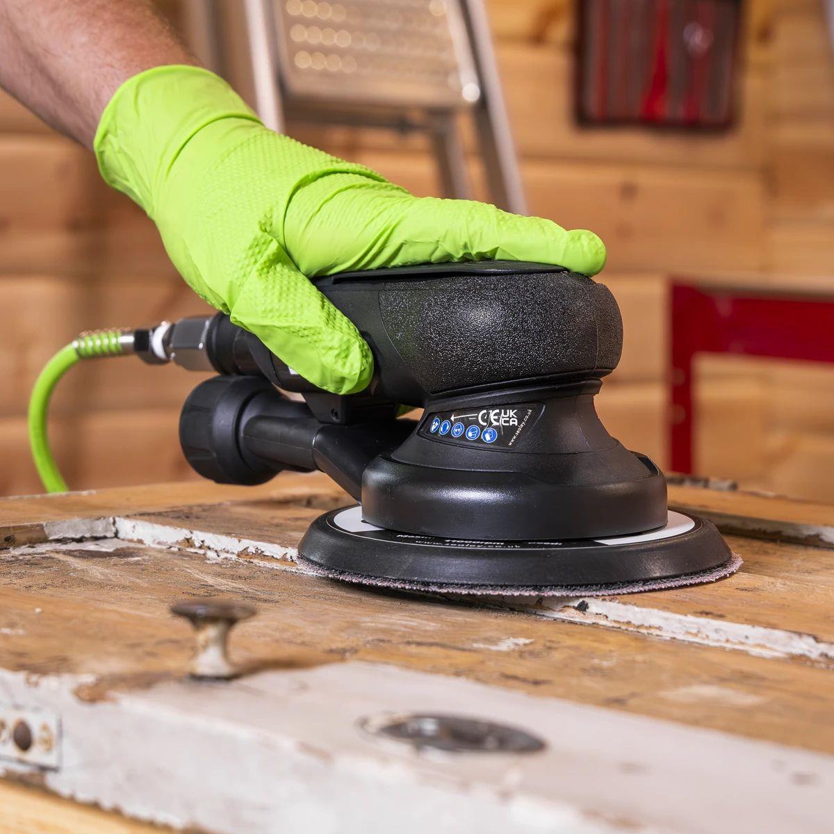 Sealey SA801 Air Palm Orbital Sander 150mm Dust-Free