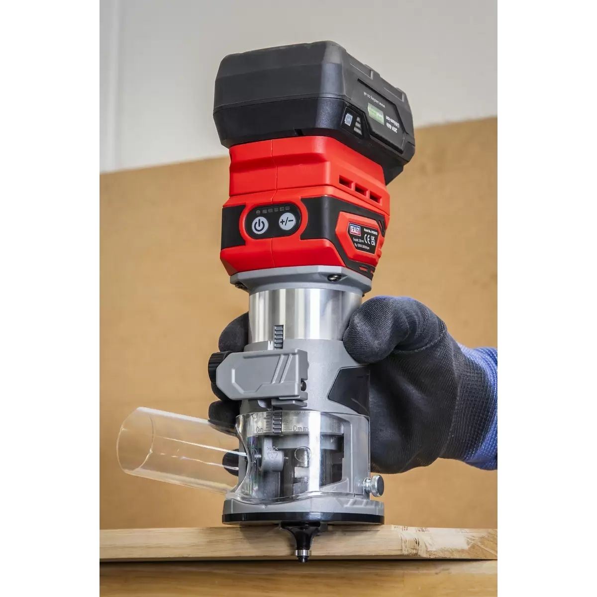 Sealey CP20VTRKIT1 Cordless Trimming Router Kit 20V/4Ah & Battery