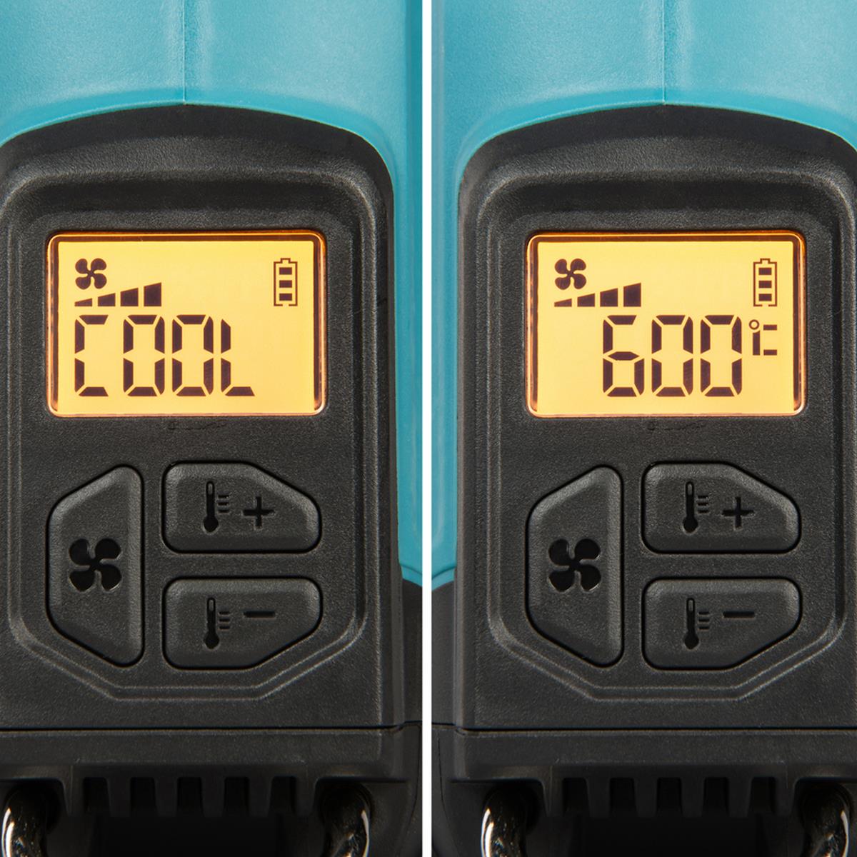 Makita HG001GZ02 40V Max XGT Heat Gun with 1 x 2.5Ah Battery Charger & Case