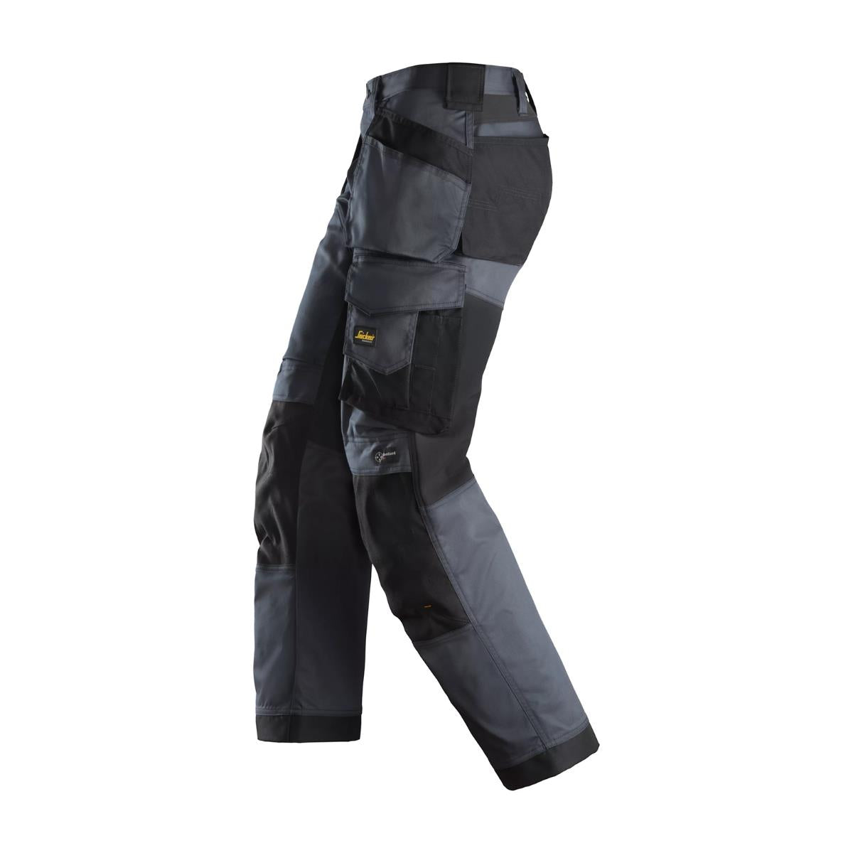 Snickers AllroundWork Stretch Loose Fit Trousers with Holster Pockets Steel Grey - 32