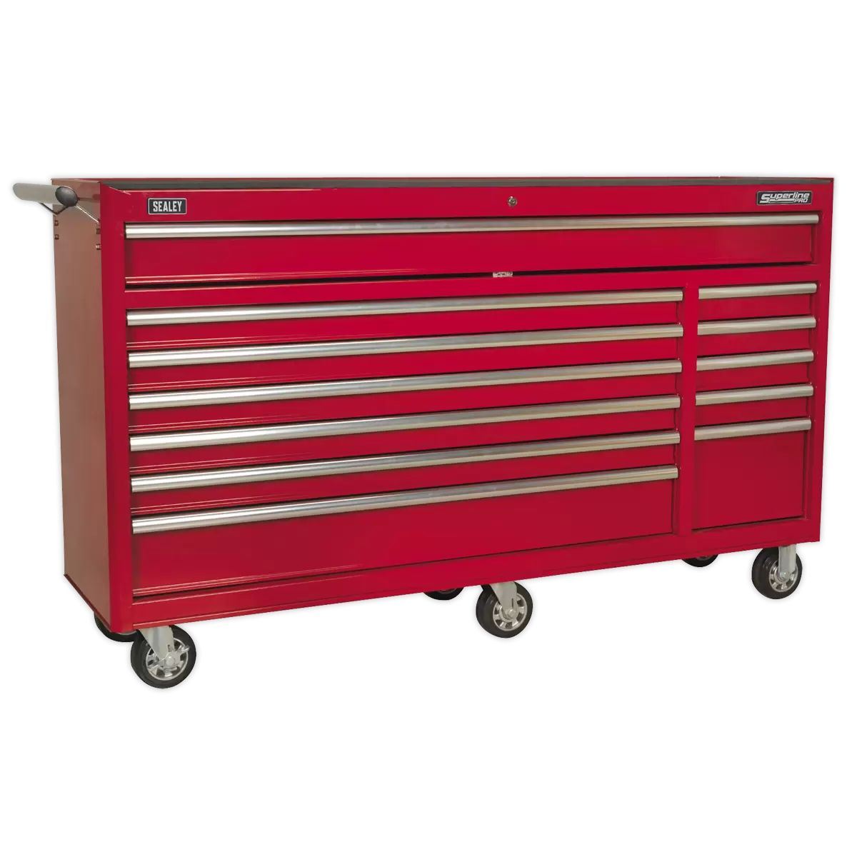 Sealey AP6612 12 Drawer Rollcab with Ball-Bearing Slides Red