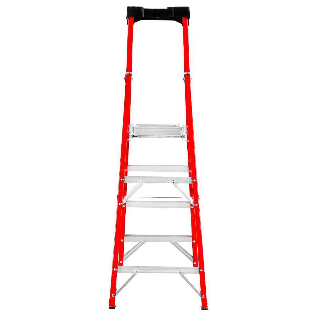 Excel Electricians Fibreglass Platform Step Ladder 4 Tread 1.57m EN131