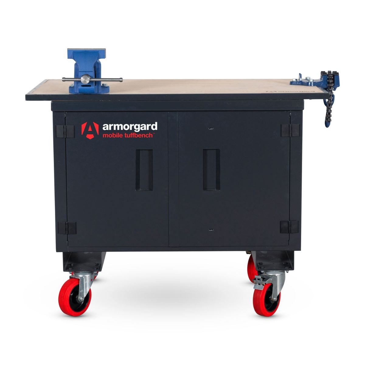Armorgard MBH12-VF TuffBench Multi-Purpose Work Surface with Fitted Vices 1290mm x 805mm x 1080mm