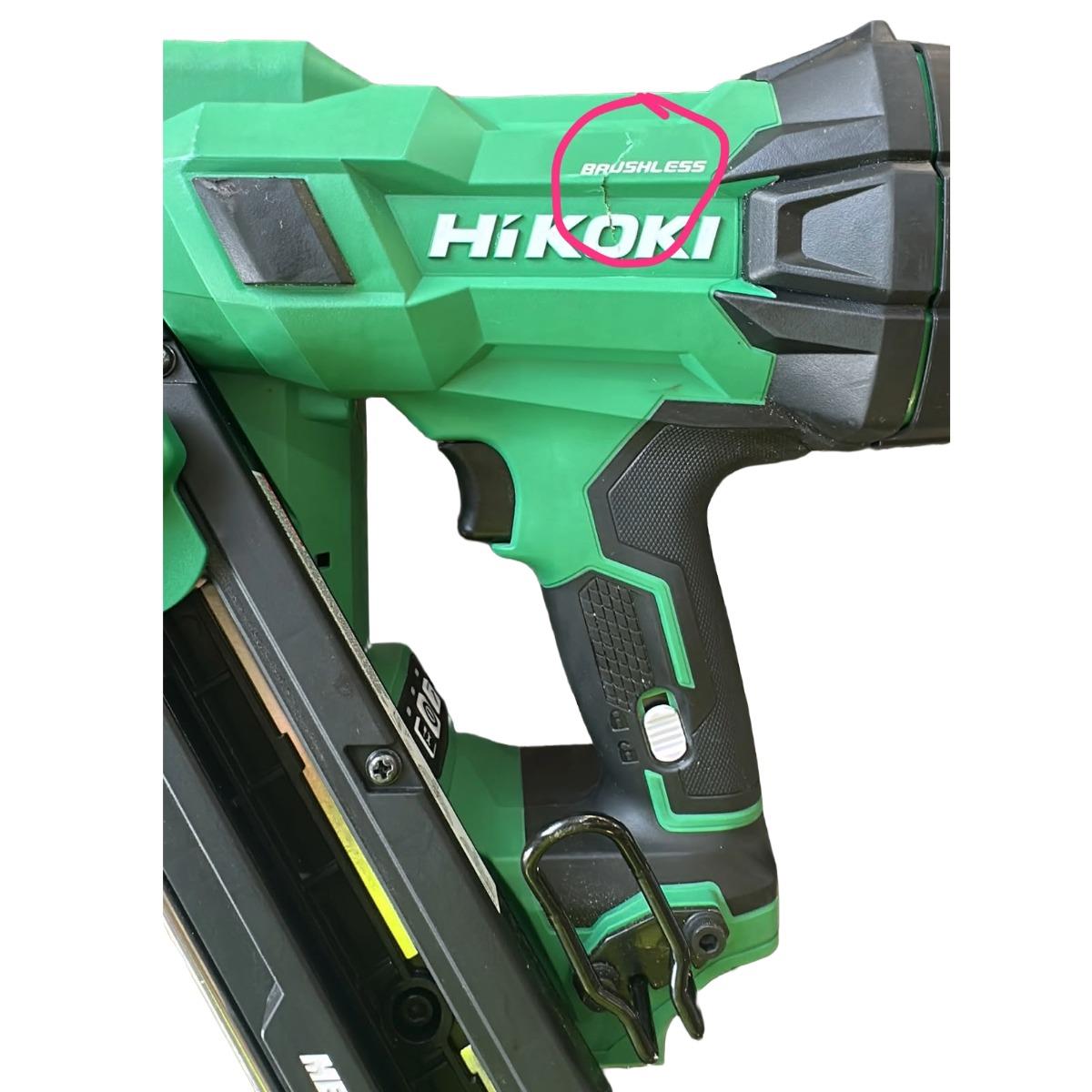 Hikoki NR1838DKAW9Z 18V Brushless 38mm Metal Connector Nailer Body Only Item Condition Used