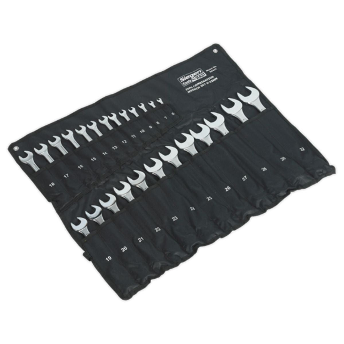 Sealey S0401 Combination Spanner Set 25pc Jumbo Metric