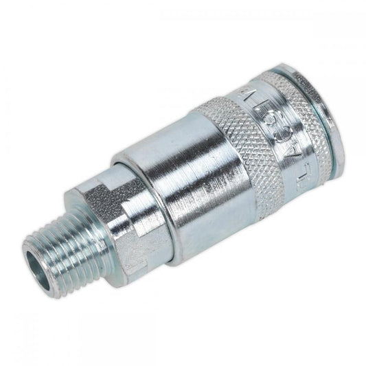 Sealey AC16BP Coupling Body Male 1/4"BSPT Pack of 50
