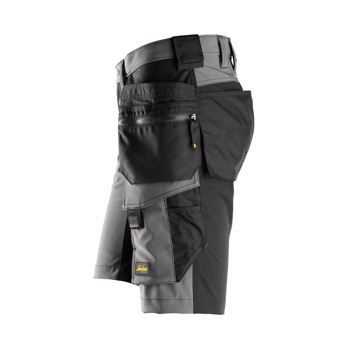Snickers AllroundWork 4-Way Stretch Shorts with Holster Pockets Steel Grey - 35