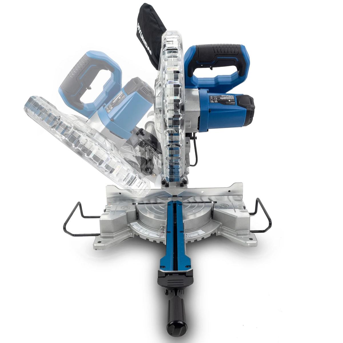 Hyundai HYMS2000E Electric Mitre Saw / Chop Saw with 255mm Blade 230V/2000W