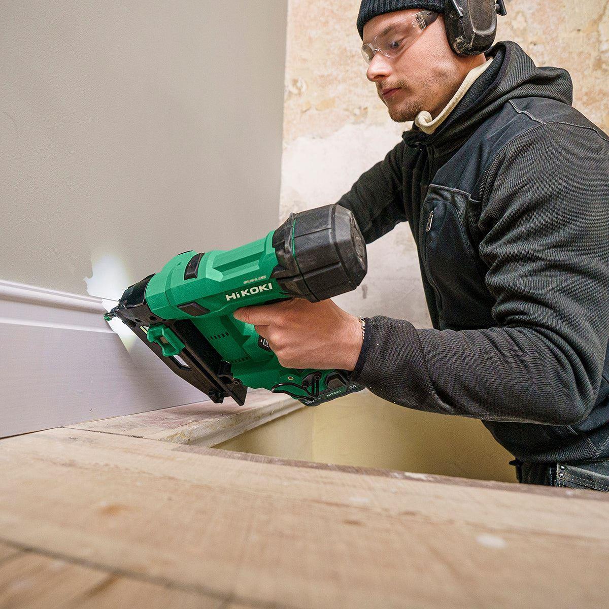 HiKOKI NT1865DSAW9Z 18V Brushless 16G Straight Finish Nailer Body Only with Case
