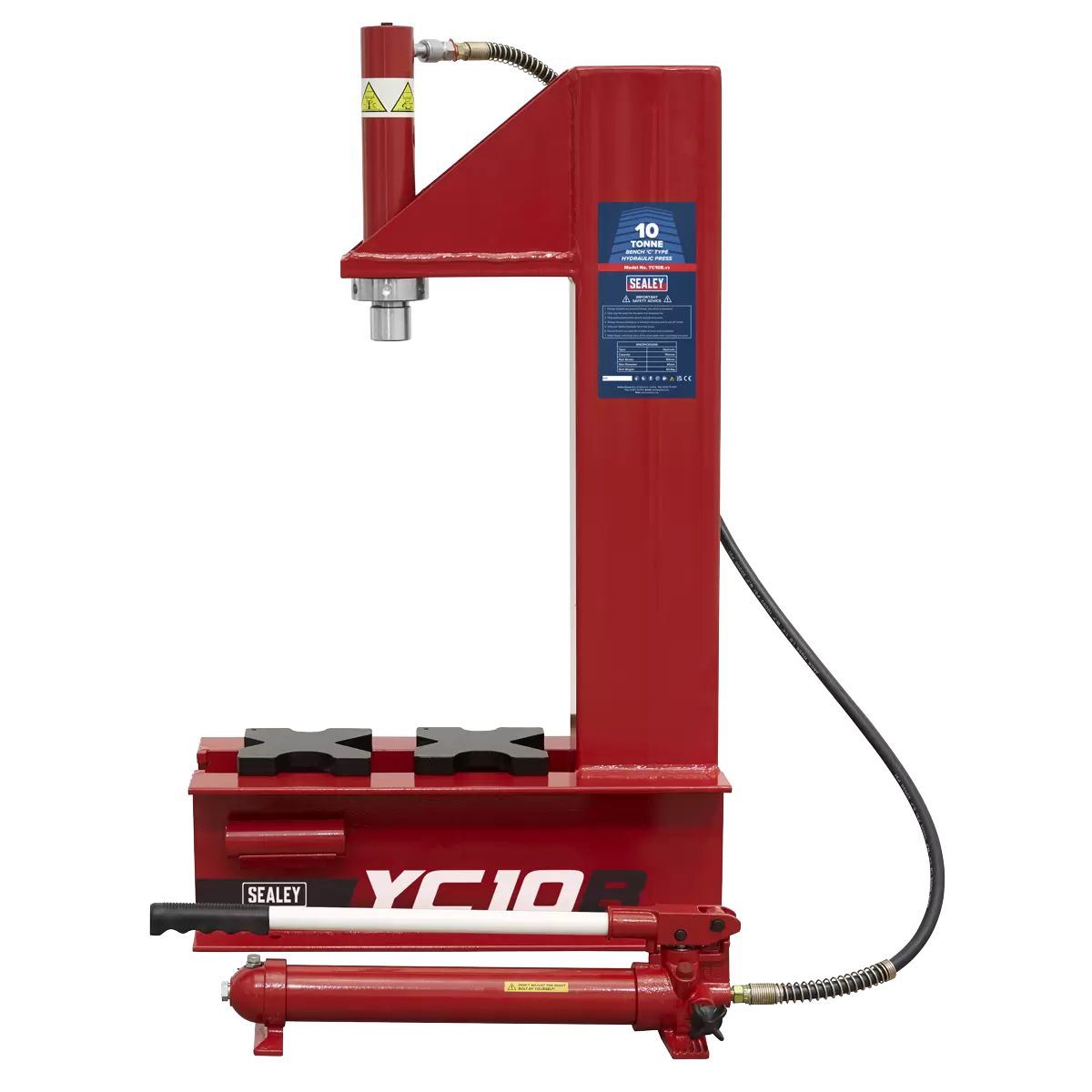 Sealey YC10B Hydraulic Press 10 Tonne Bench 'C' Type