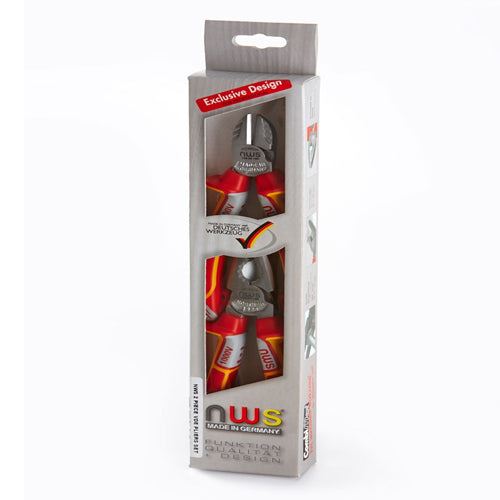 NWS NW860-3K VDE Sidecutter and Combination Plier Set of 2 Piece