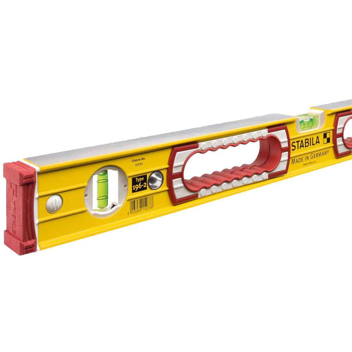 Stabila STB1962120 122cm/48in Spirit Level 3 Vial - 15236 Pack of 2