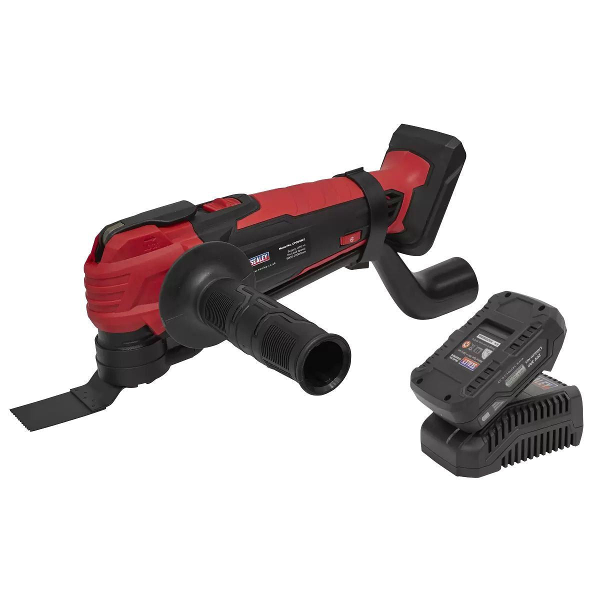 Sealey CP20VMTKIT1 20V Cordless Oscillating Multi-Tool Kit With Battery & Charger