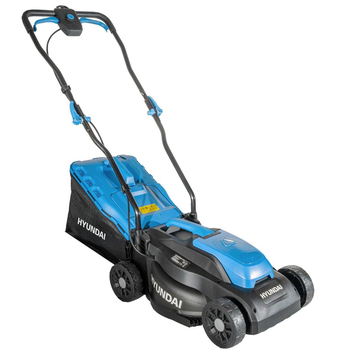 Hyundai HY20CLM33 20V Brushless Cordless Lawnmower 33cm/13 Inch With 32L Collection Bag