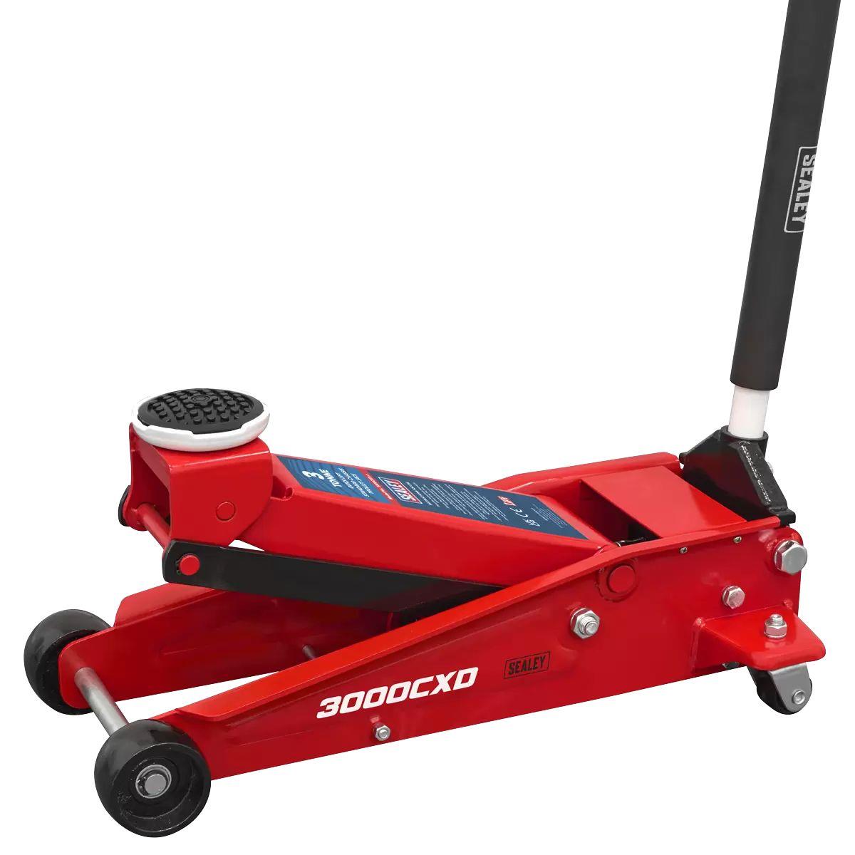 Sealey 3000CXD Trolley Jack 3 Tonne Ton Standard Chassis Car Van Garage