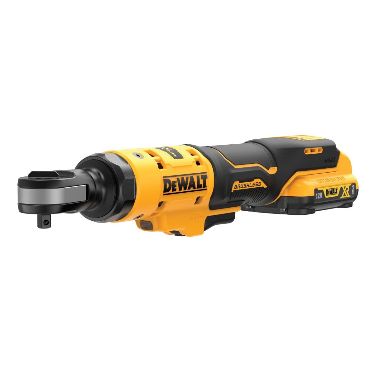 DeWalt DCF503D1 12V XR 3/8'' Open Head Ratchet Kit 1 x 2.0Ah Battery, Charger & Soft Tool Bag