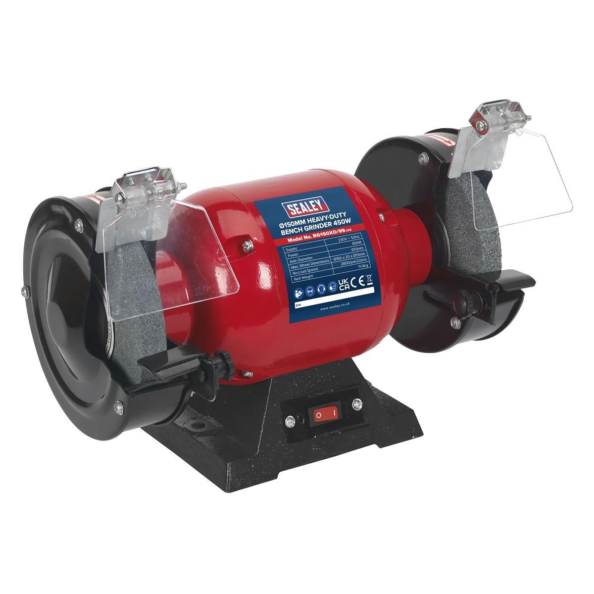 Sealey BG150XD/99 Heavy-Duty 150mm Bench Grinder 450W/230V
