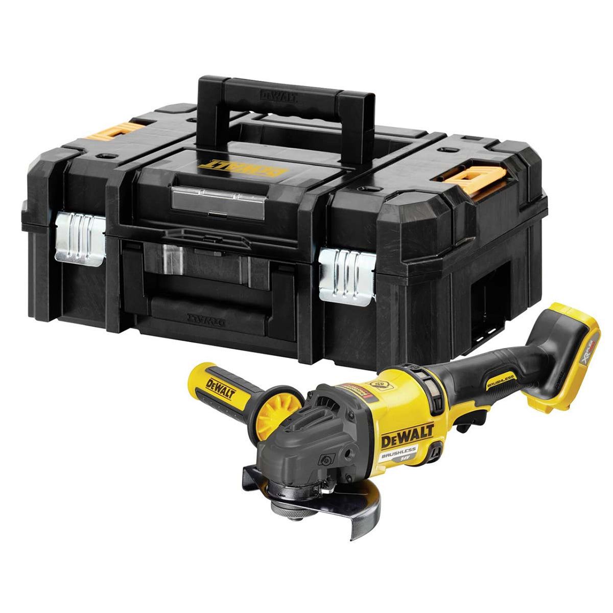 Dewalt DCG418NT 54V XR FLEXVOLT Brushless Angle Grinder with 1 x 6.0Ah Battery & Charger