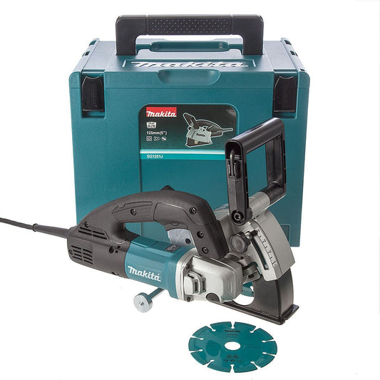 Makita SG1251J/1 125mm Wall Chaser 110V In Case