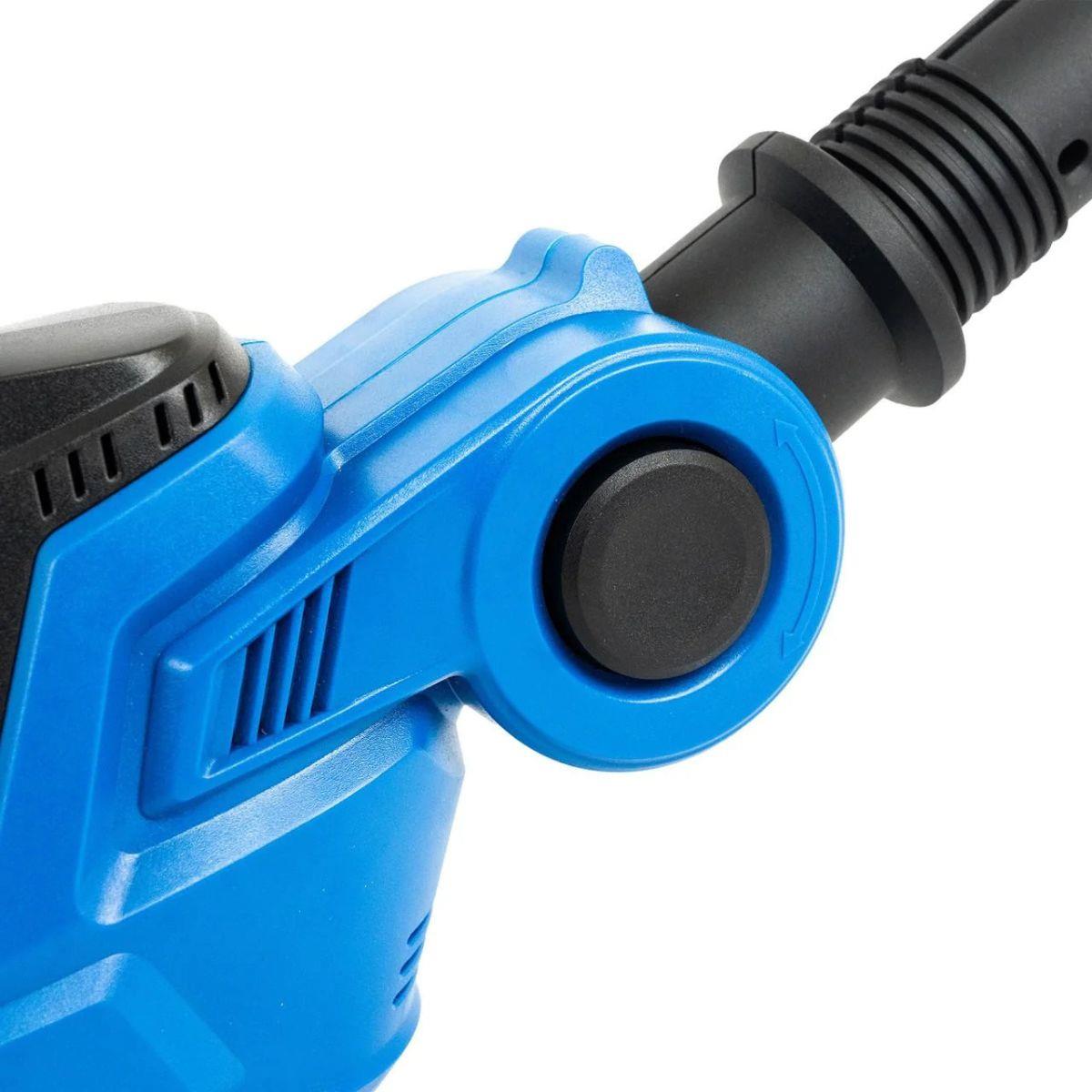 Hyundai HY20CPHT 20V 450mm Cordless Long Reach Pole Hedge Trimmer, 2.6m Long Reach with 2.0Ah li-ion Battery & Charger