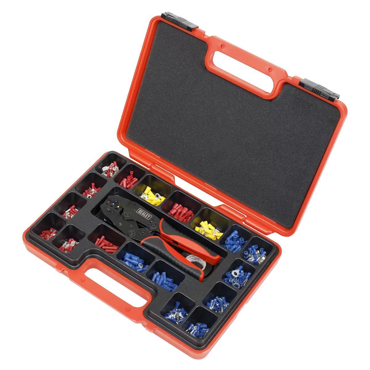 Sealey AK386 Ratchet Crimping Tool Kit 552 Piece
