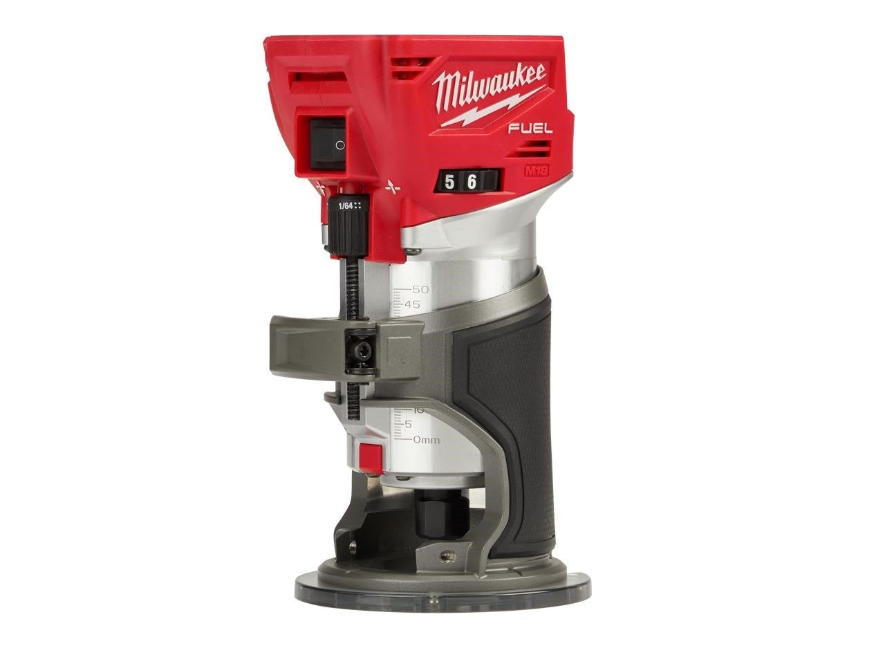 Milwaukee M18FTR-0 18V Brushless Trim Router in Case + 1/4