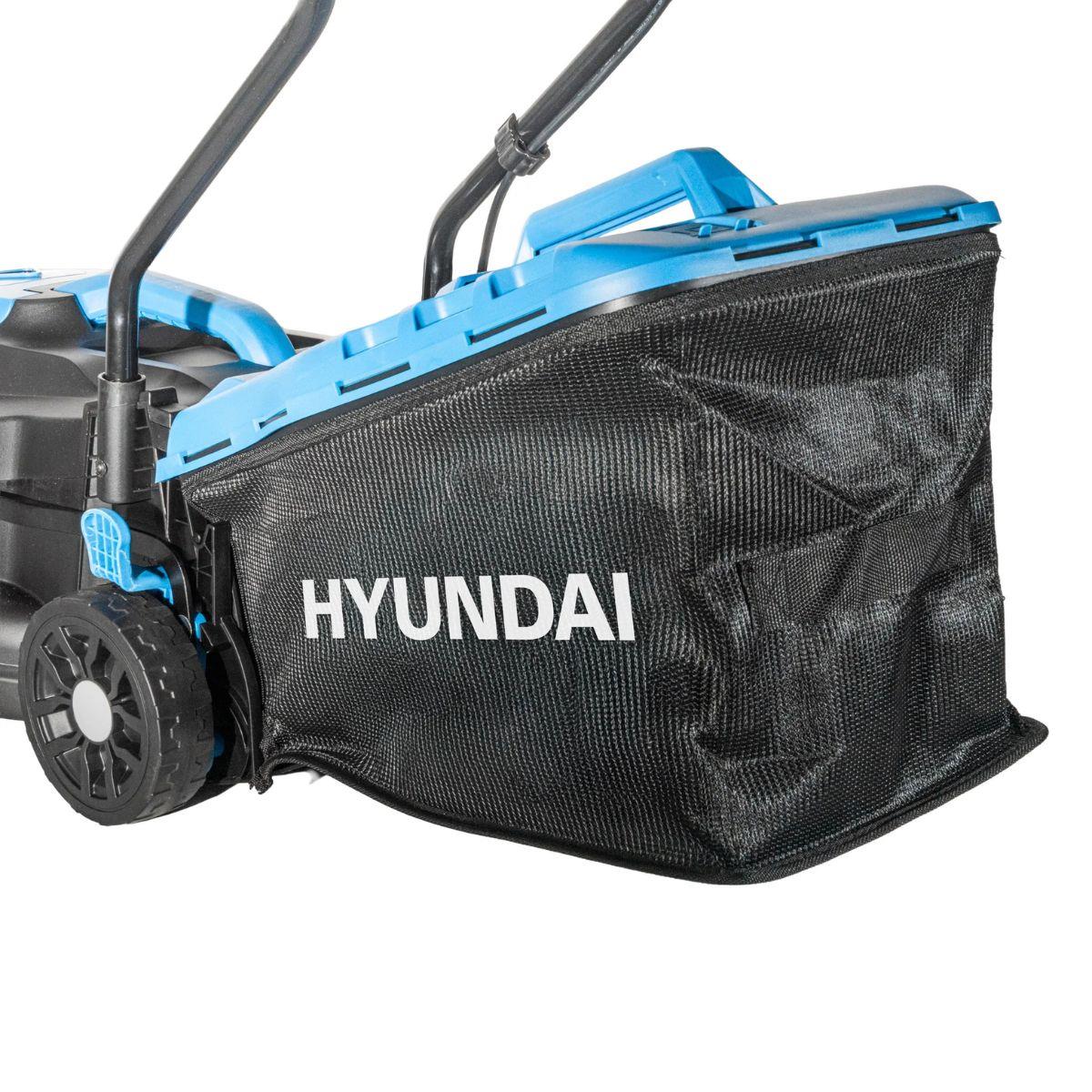 Hyundai HY20CLM33 20V Brushless Cordless Lawnmower 33cm/13 Inch With 32L Collection Bag