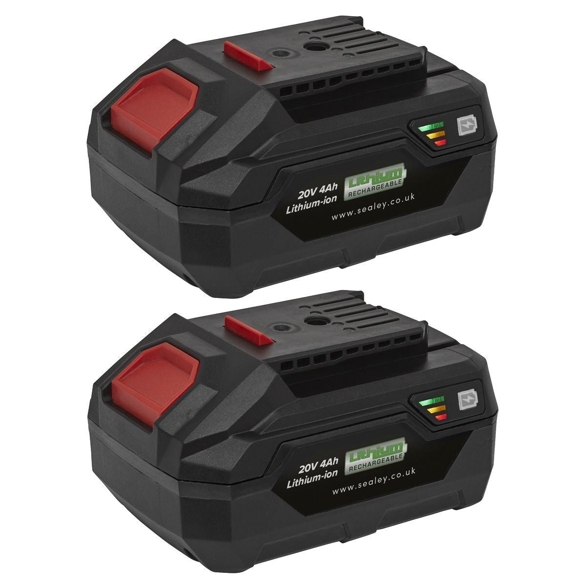 Sealey BK04 Power Tool Battery Pack 20V 4Ah Kit for SV20V Series