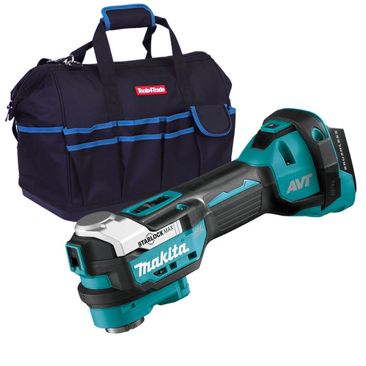 Makita DTM52Z 18V LXT Brushless Multi Tool Starlock Keyless Change & Tool Bag