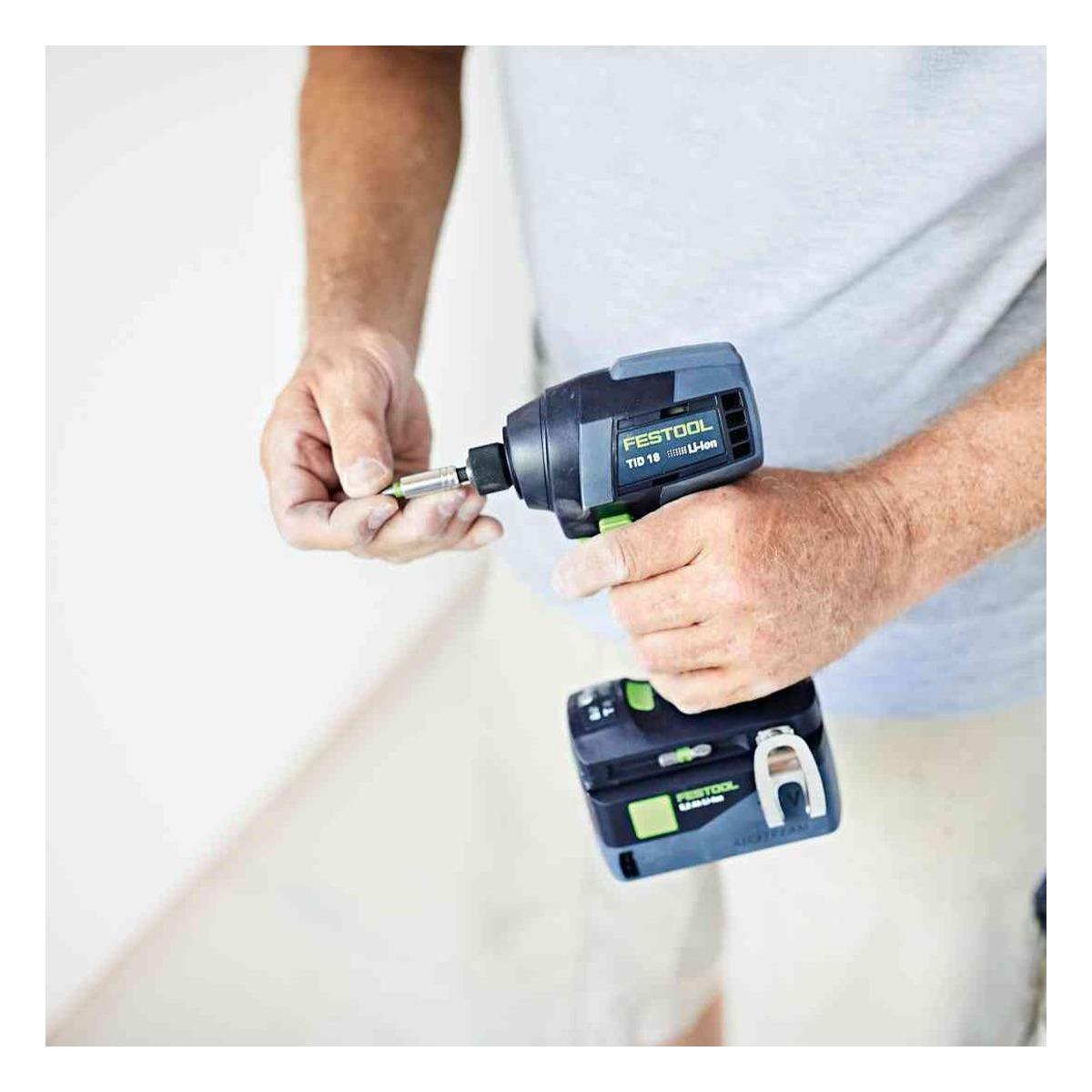 Festool TID 18 HPC4,0I-Set T18GB 18V Brushless Impact Driver & Screwdriver Twin Set with 2 x 4.0Ah Battery, Charger & Case 577245
