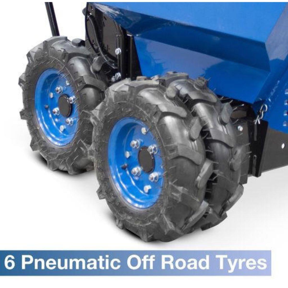 Hyundai HYMD500 4 x 4 Drive Mini Dumper Power Barrow 196cc Engine, 500kg Capacity & Compact & Reliable