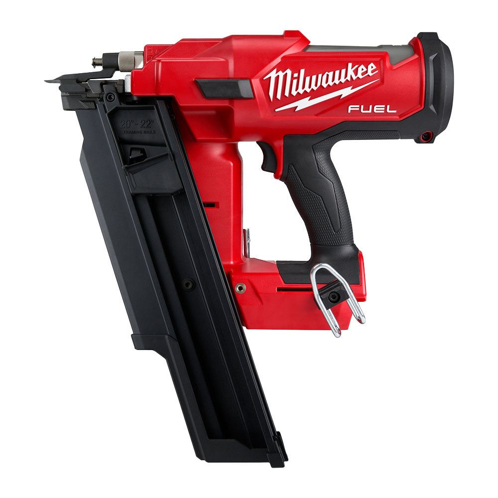 Milwaukee M18FPP2BE-522B 18V Fuel Twin Nail Gun Nailer with 1 x 5.0Ah, 1 x 2.0Ah Battery Charger & Bag 4933492429