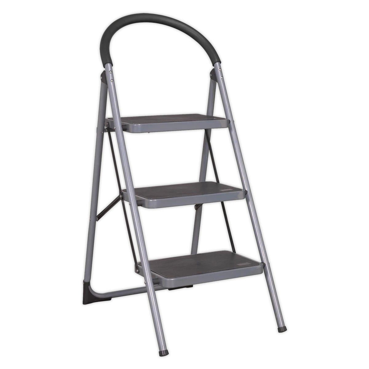 Sealey ASL23 3-Tread Step Stool 150kg Capacity EN 14183