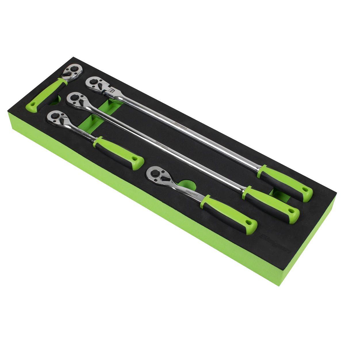 Sealey S01230 Siegen Ratchet Wrench Set with Flip Reverse 3/8