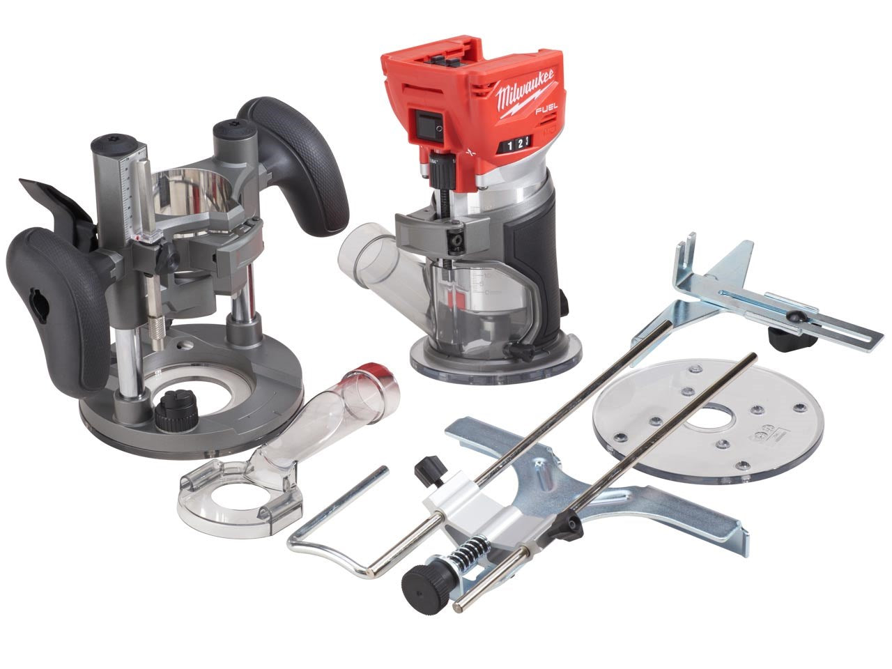 Milwaukee M18FTR-0 18V Brushless Trim Router in Case + 1/4